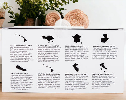 Sourced Salt Vial Set – En Smakresa Jorden Runt