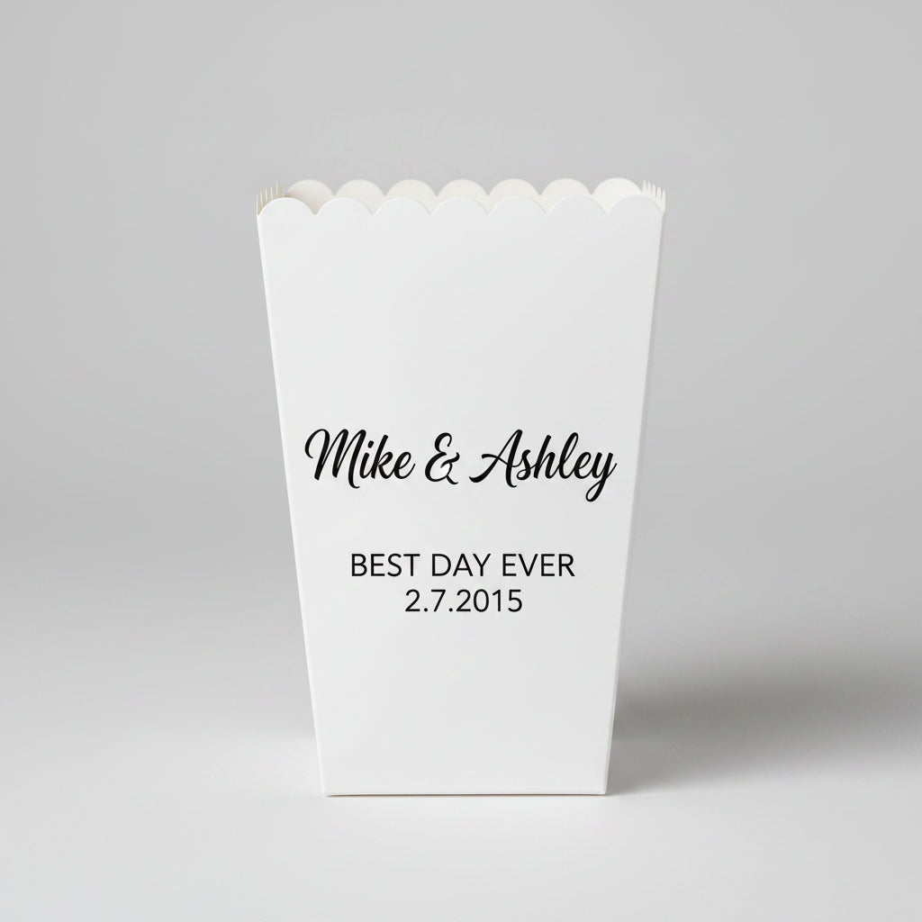 Best Day Ever" Mini Popcornboxar (5-pack)