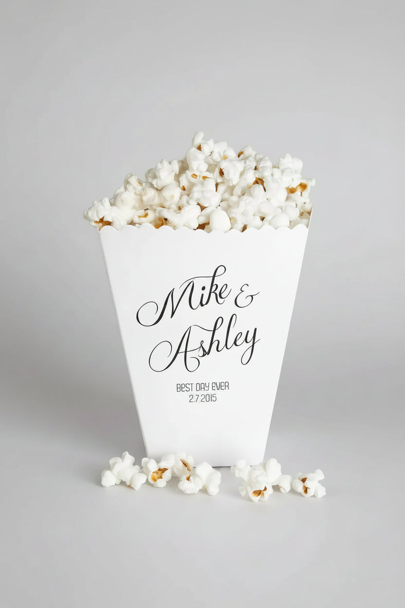 Best Day Ever" Mini Popcornboxar (5-pack)