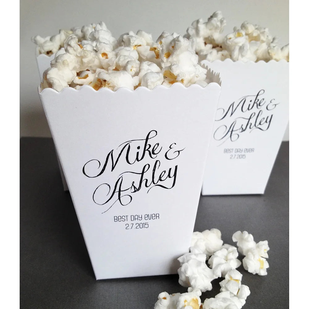 Best Day Ever" Mini Popcornboxar (5-pack)